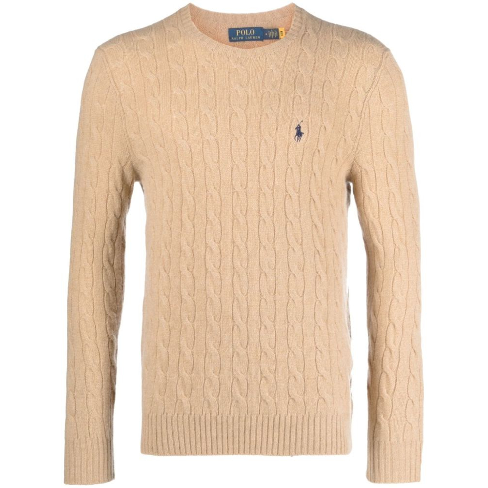 Men's 'Polo Pony-Motif' Cashmere Sweater