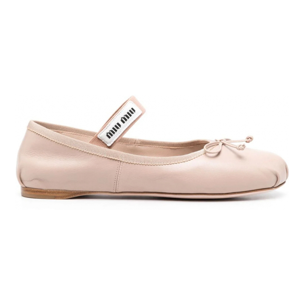 Women's 'Logo-Patch' Ballerinas