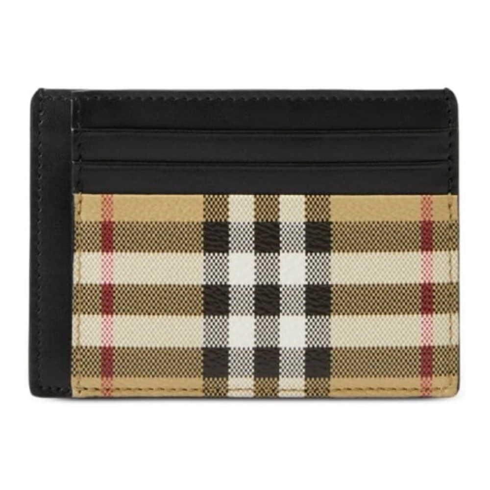 Men's 'Check' Card Holder