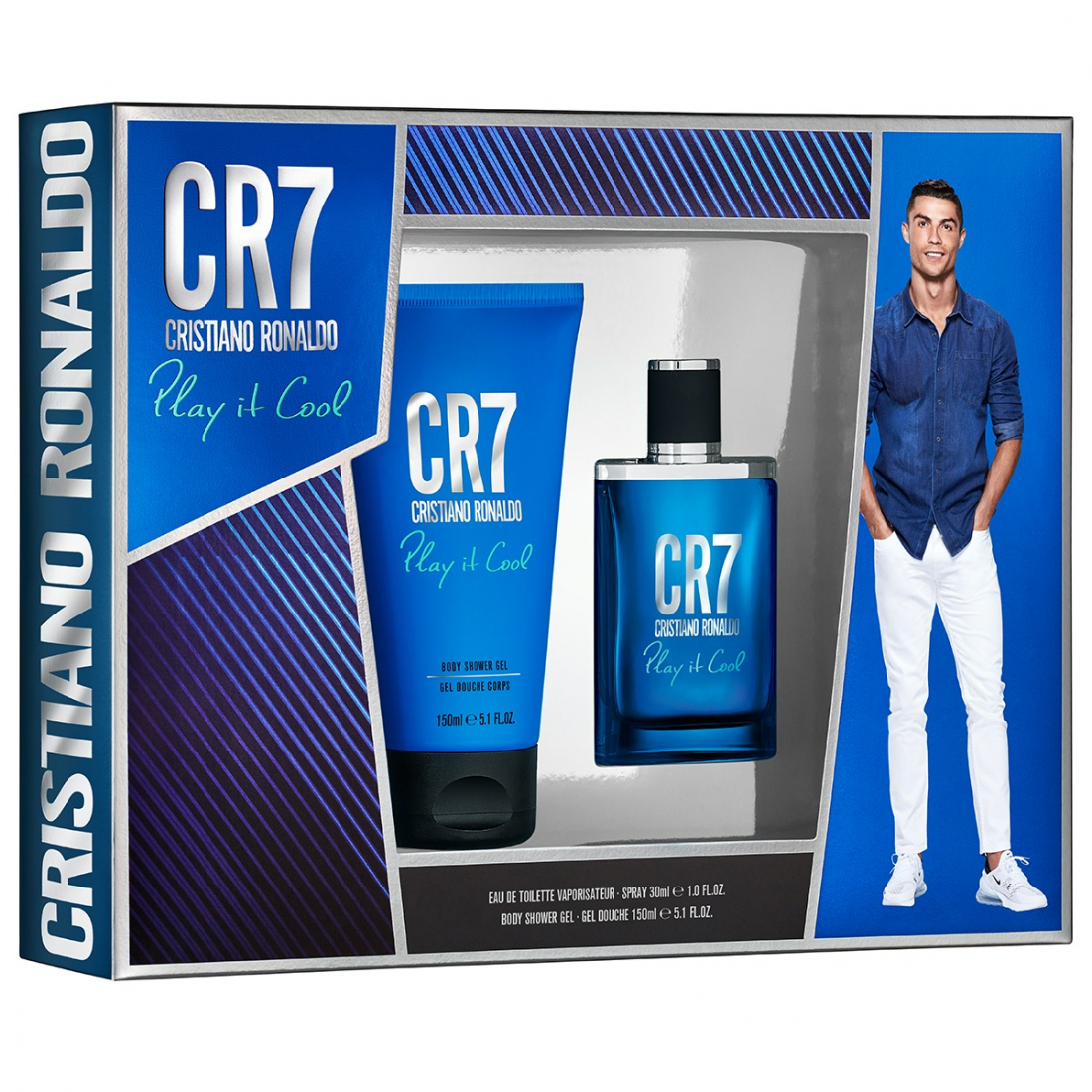 Coffret de parfum 'CR7 Play It Cool' - 2 Pièces