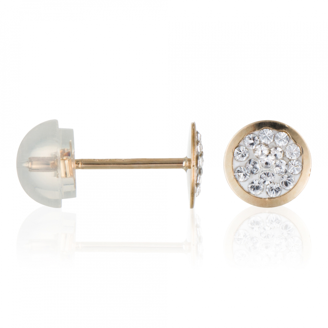 Children'S Earrings In 375/1000 Yellow Gold