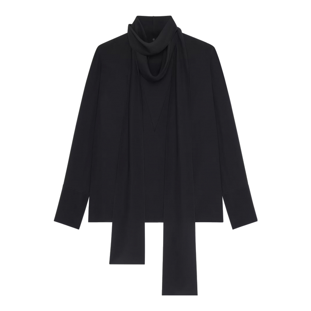 Blouse à manches longues 'Pussy-Bow' pour Femmes