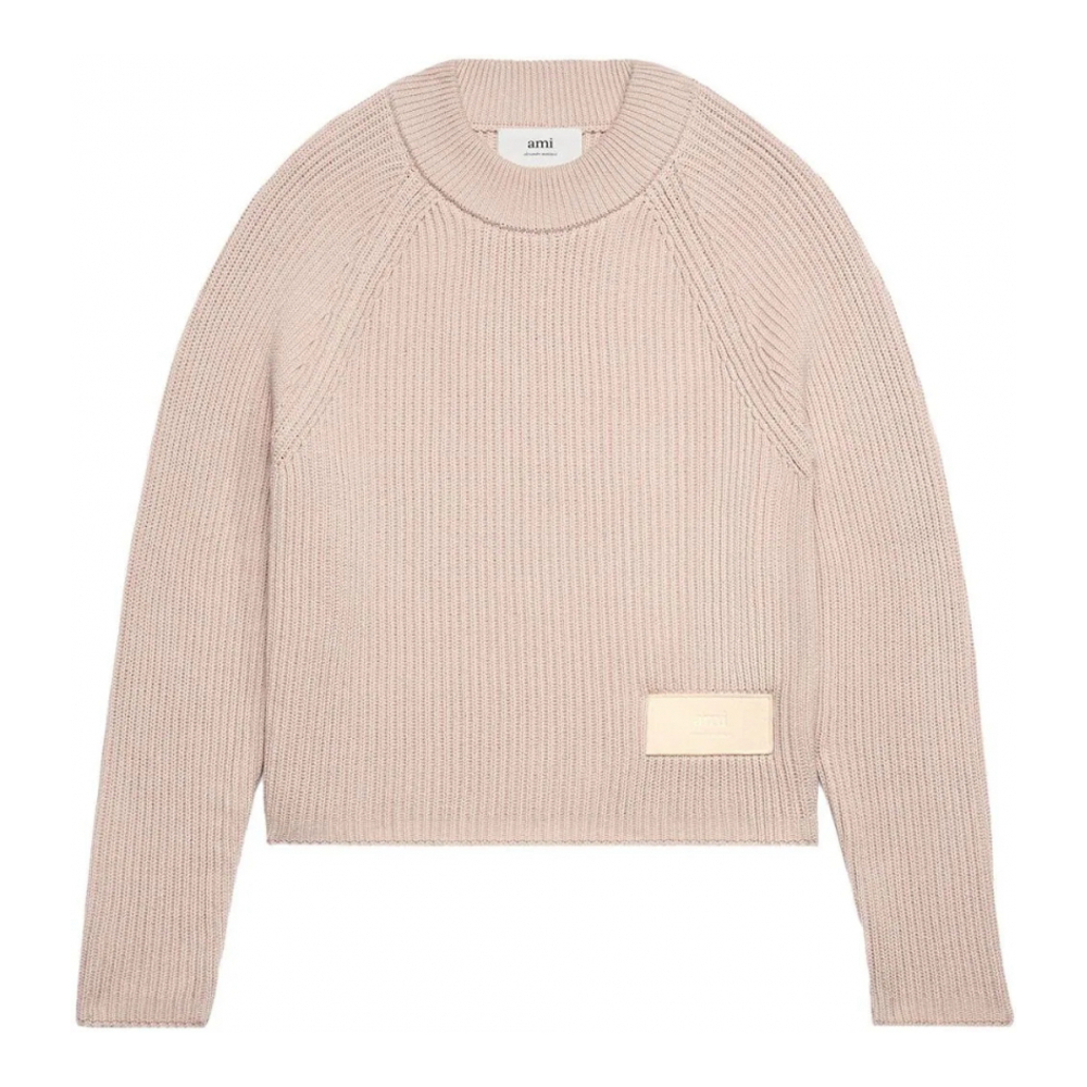 Pull 'Logo-Patch Knitted' pour Femmes