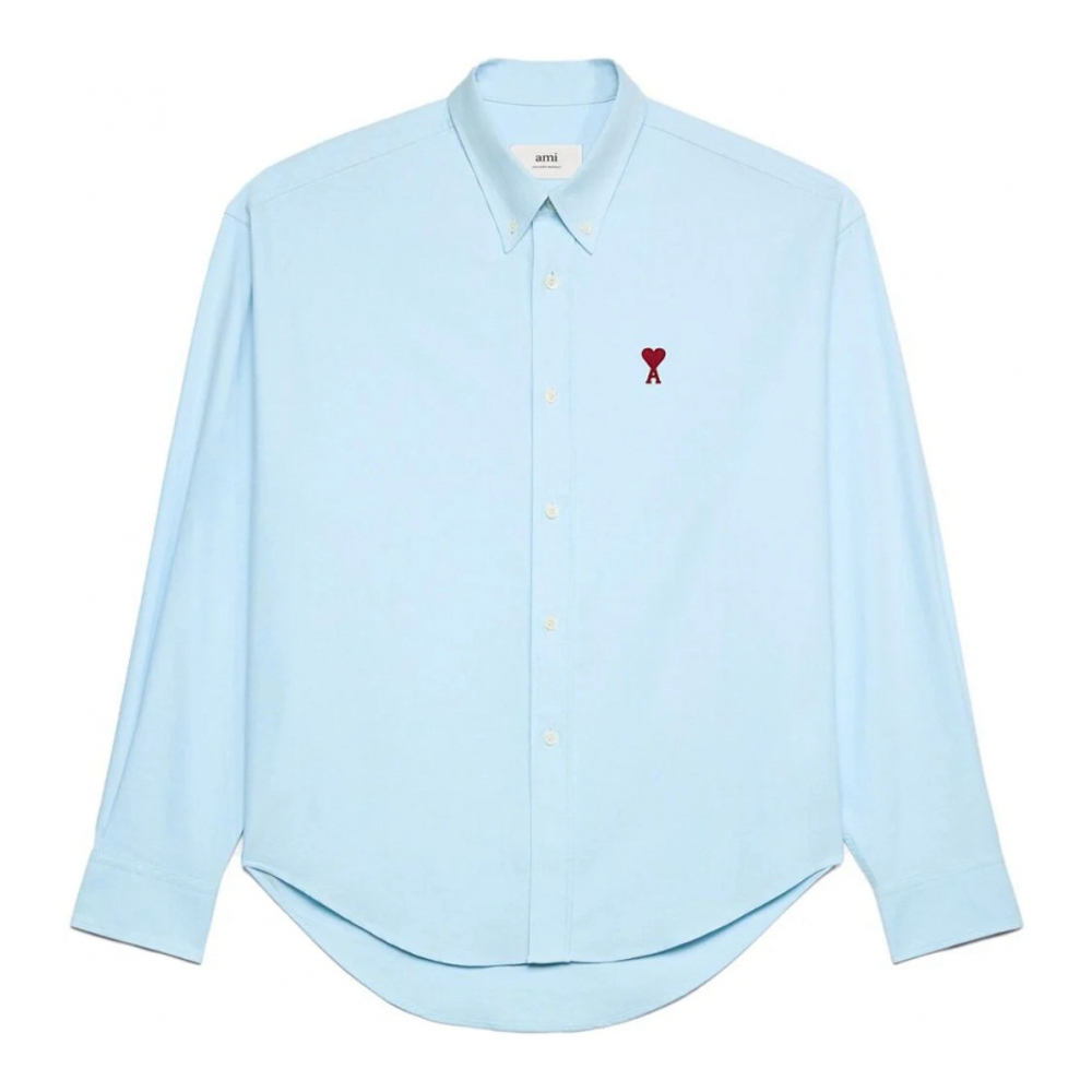 'Logo Embroidered' Hemd