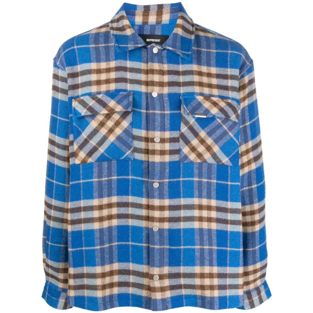 'Checkered Buttoned' Hemd für Herren