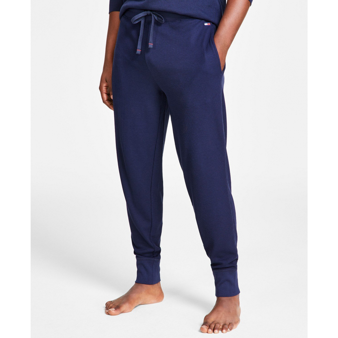 'Classic-Fit Waffle-Knit Thermal Pajama Joggers' pour Hommes