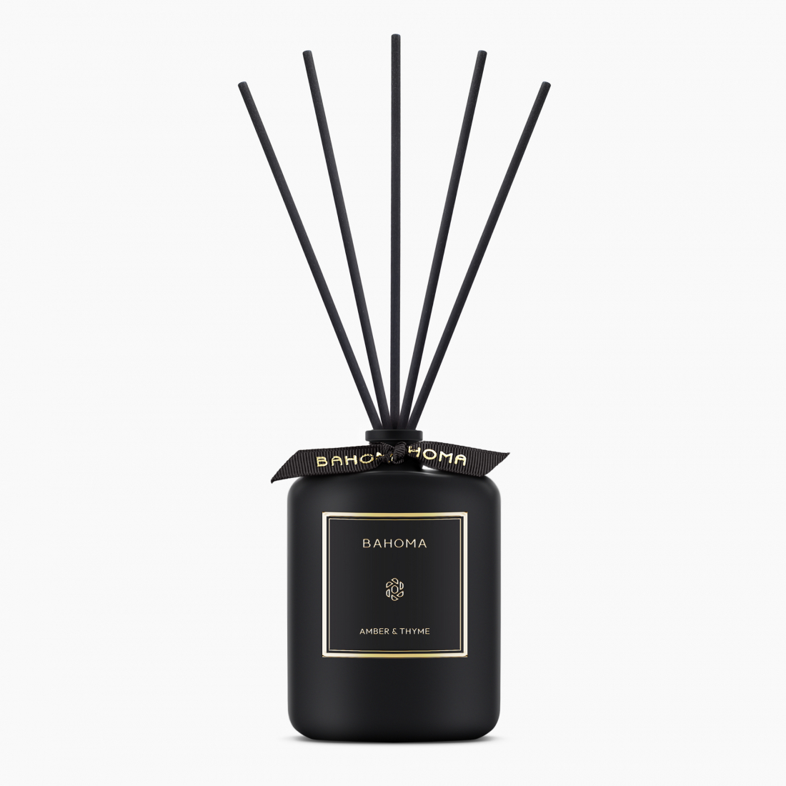 'Obsidian' Diffusor - Amber & Thyme 100 ml