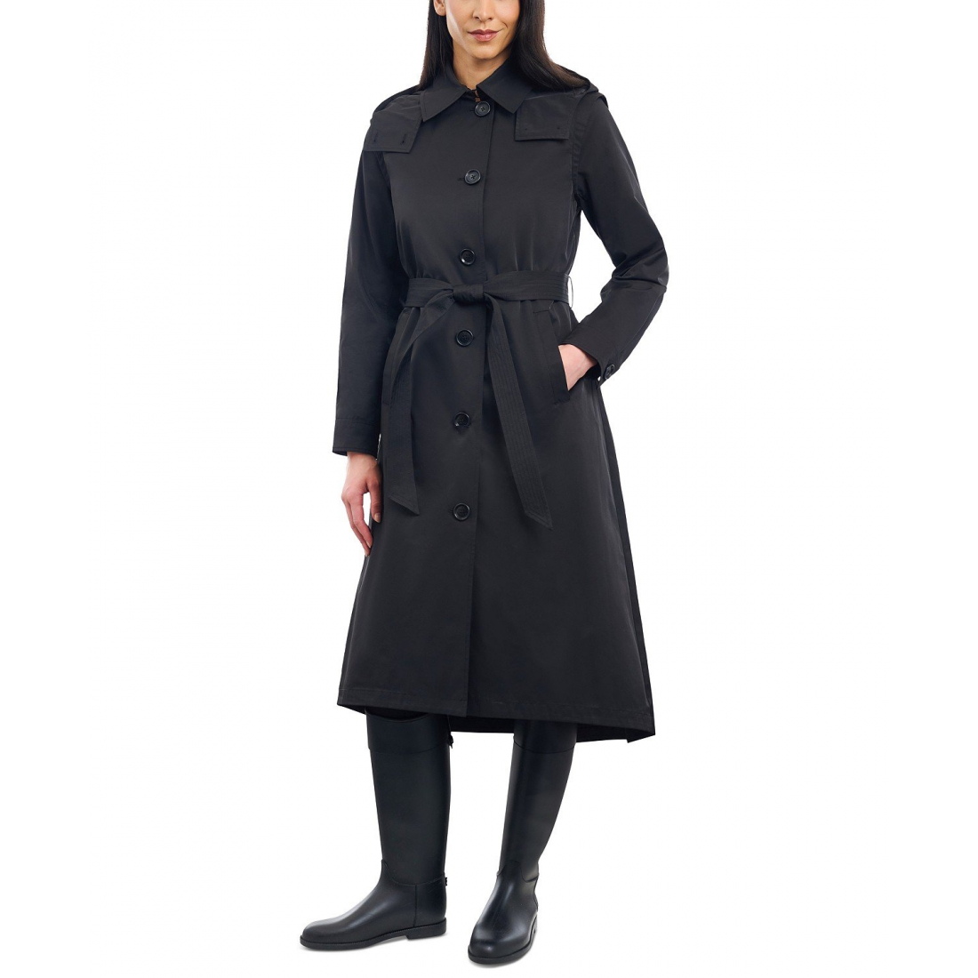Women's 'Hooded Belted' Raincoat