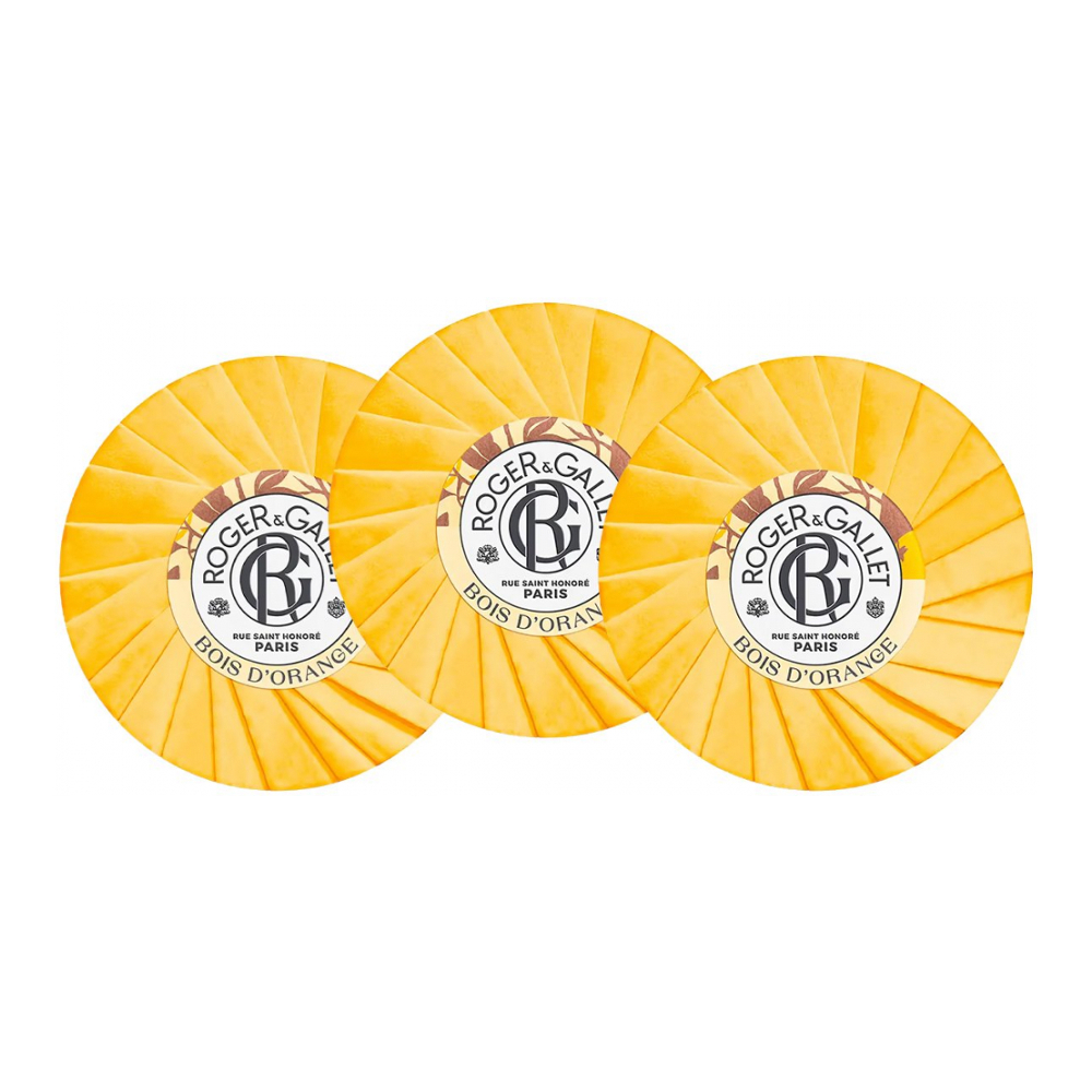 Savon parfumé 'Bois D'Orange' - 100 g, 3 Pièces