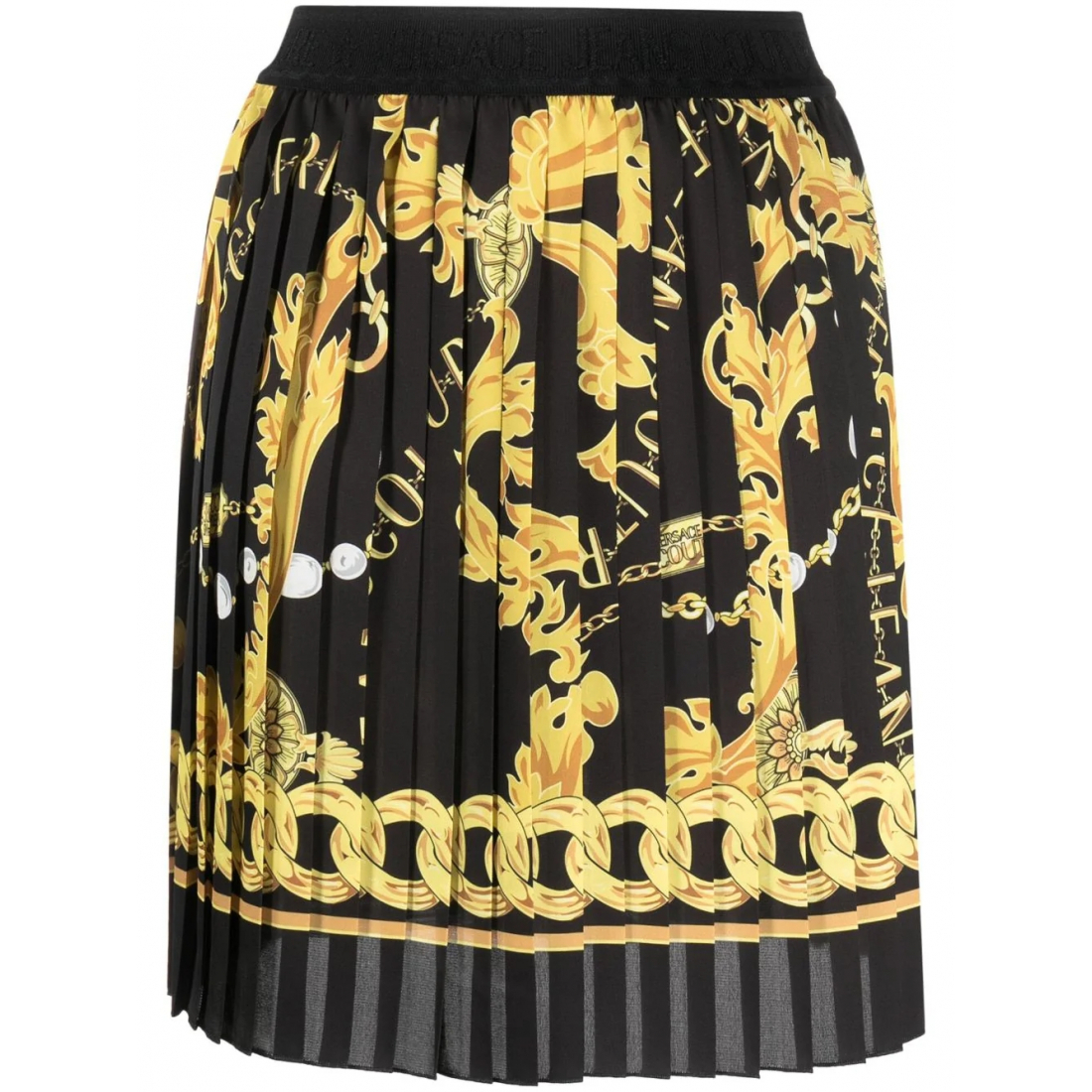 Women's 'Logo Pleated' Mini Skirt