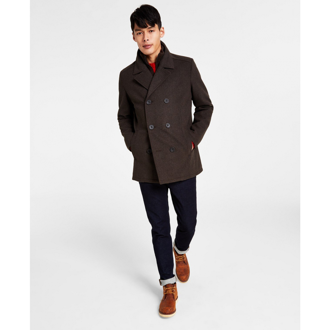 Caban 'With Bib' pour Hommes