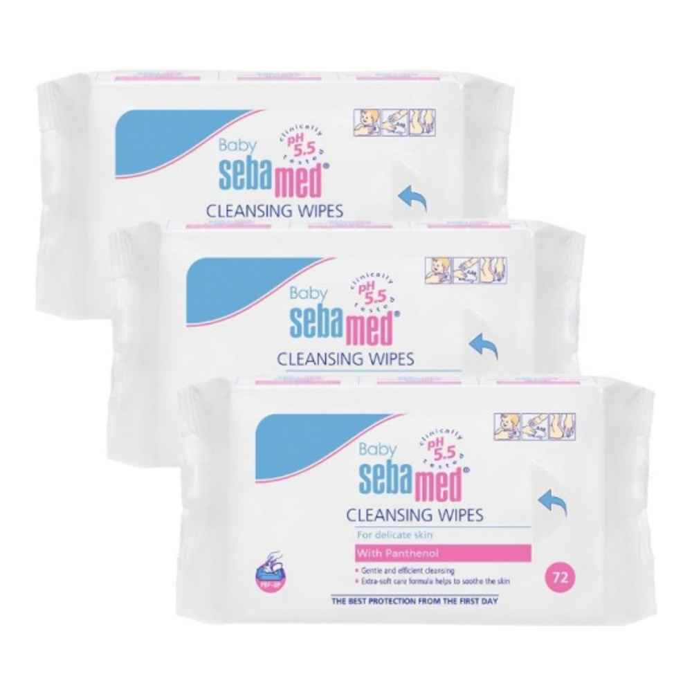 Baby wipes - 60 Pieces, 3 Pack