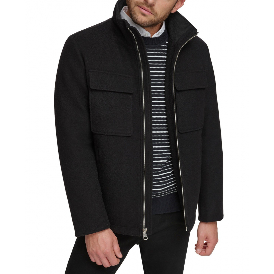 Veste 'Hipster Full-Zip with Zip-Out Hood' pour Hommes