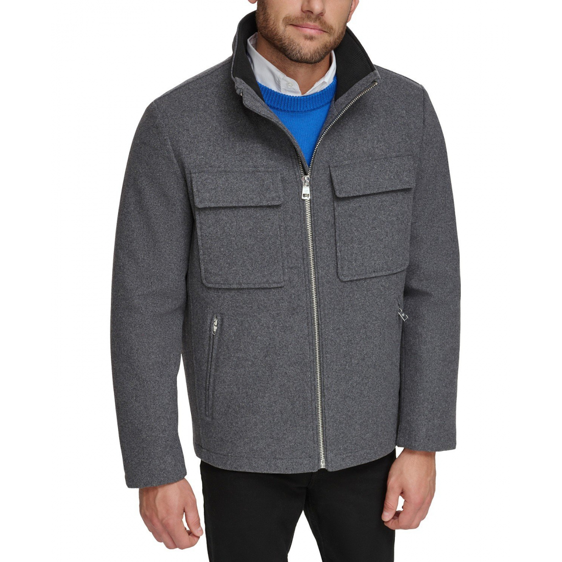 Veste 'Hipster Full-Zip with Zip-Out Hood' pour Hommes