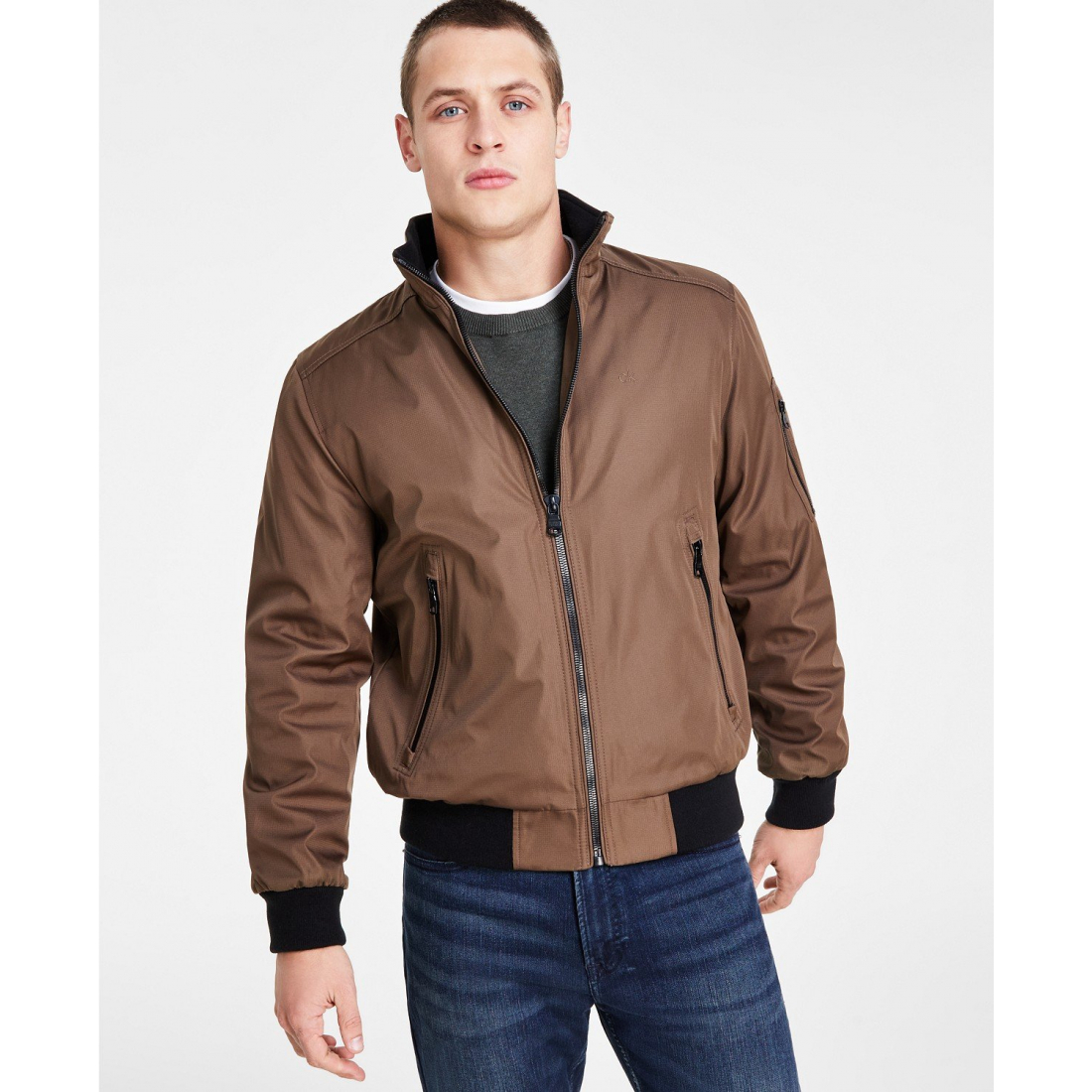 Blouson bomber 'Classic Zip-Front Ripstop' pour Hommes