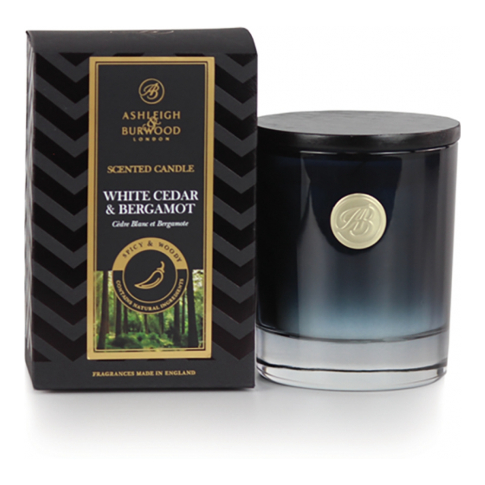 'White Cedar & Bergamot' Scented Candle - 140 g