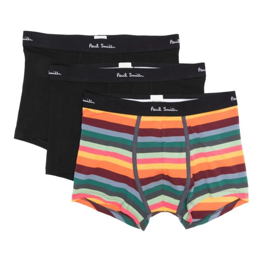 Boxer 'Signature Stripe Logo-Waistband' pour Hommes - 3 Pièces