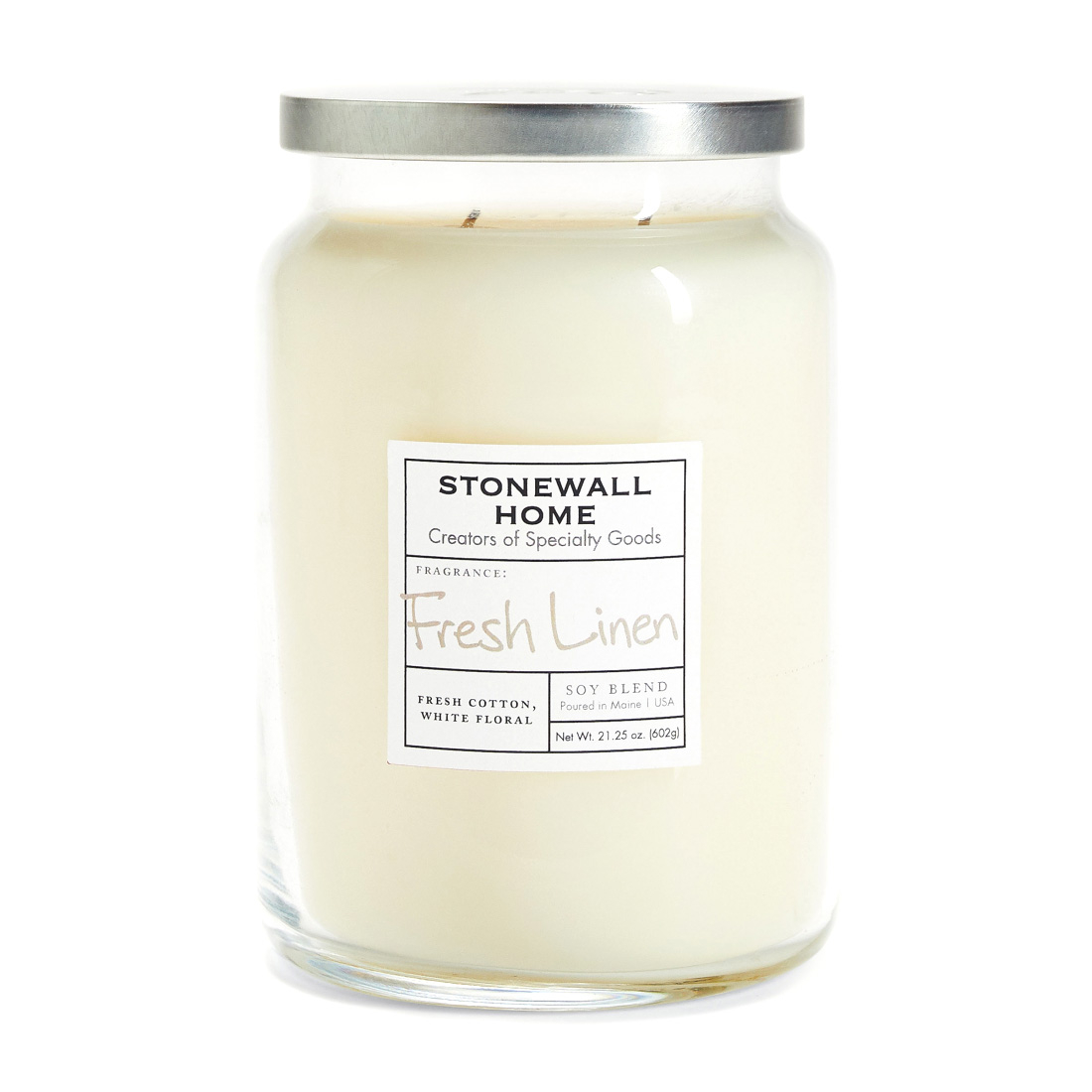 Fresh Linen' Scented Candle - 602 g