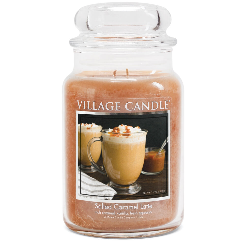 Salted Caramel Latte' Scented Candle - 602 g