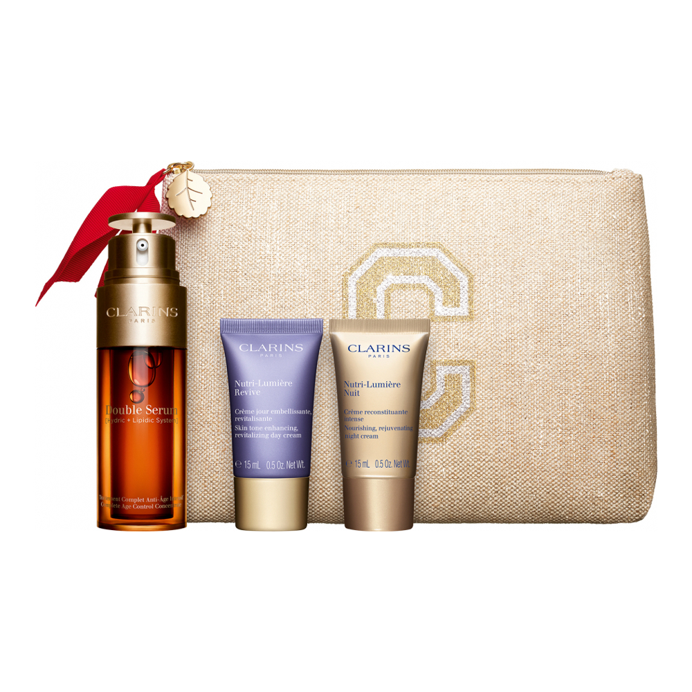 'Double Serum & Nutri-Lumière Collection' SkinCare Set - 4 Pieces