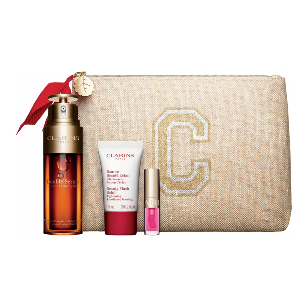 Coffret de soins de la peau 'Double Serum Routine' - 4 Pièces