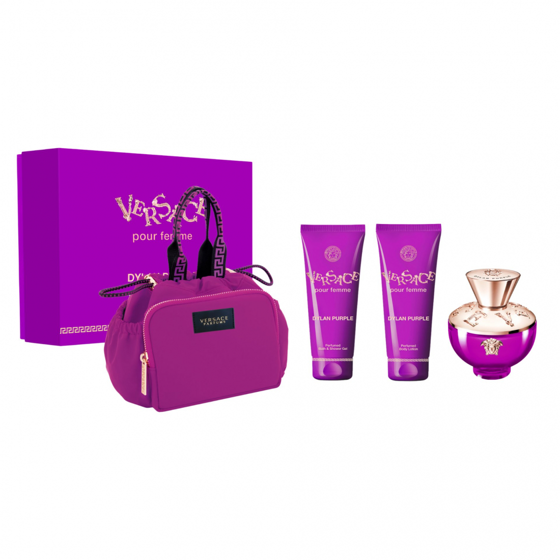 Coffret de parfum 'Dylan Purple' - 4 Pièces