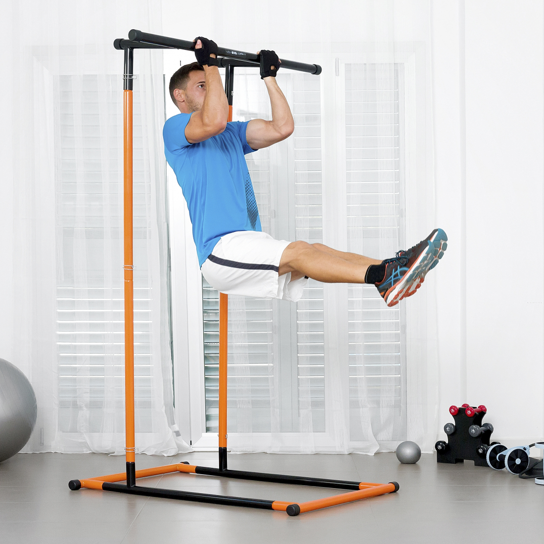Full Body Pull-Up Station with Exercise Guide