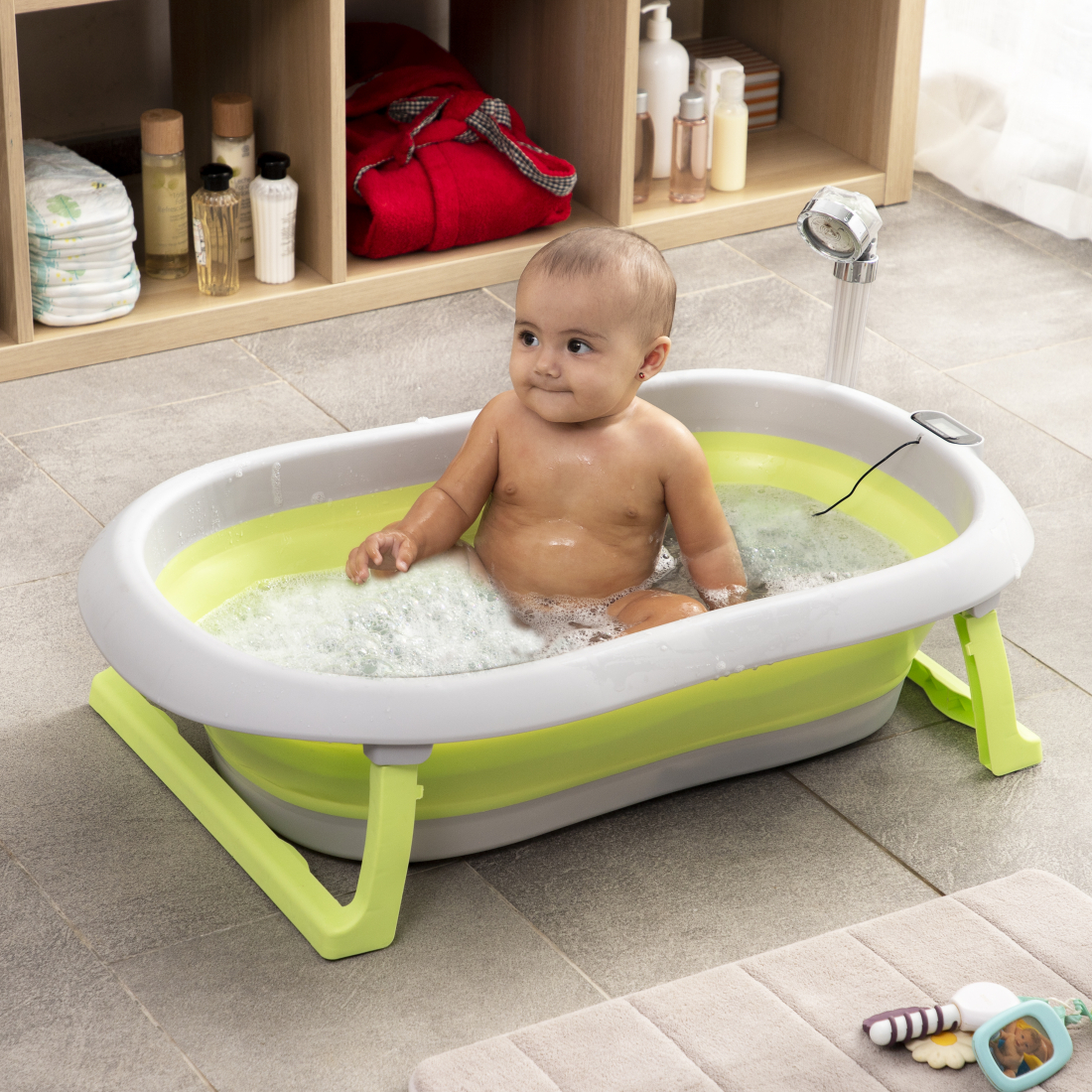Baignoire Pliable Évolutive pour Bébé Fovibath