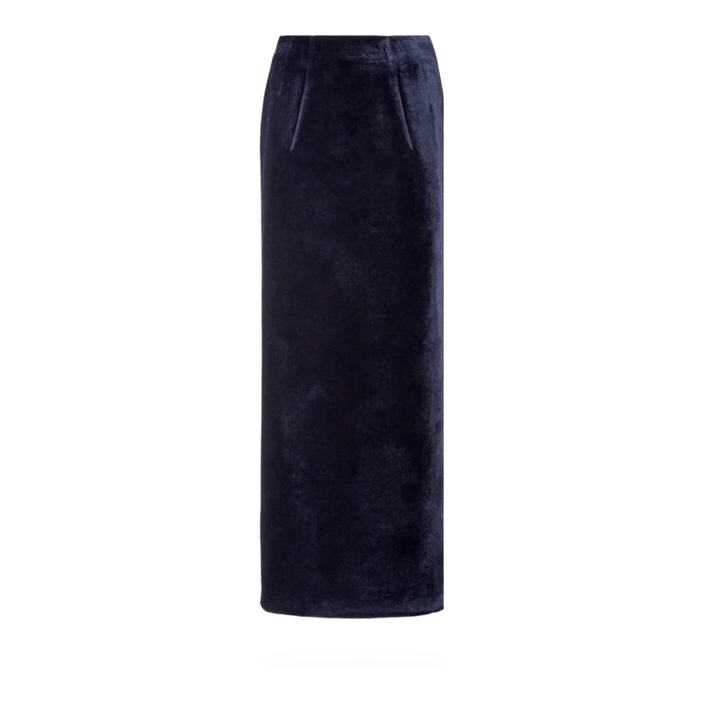 Women's 'Zip-Embellished' Maxi Skirt
