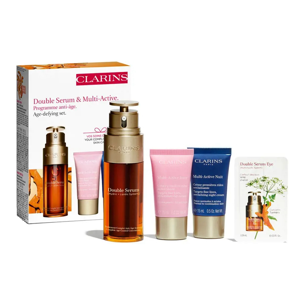 Coffret de soins de la peau 'Double Serum & Multi-Active' - 4 Pièces