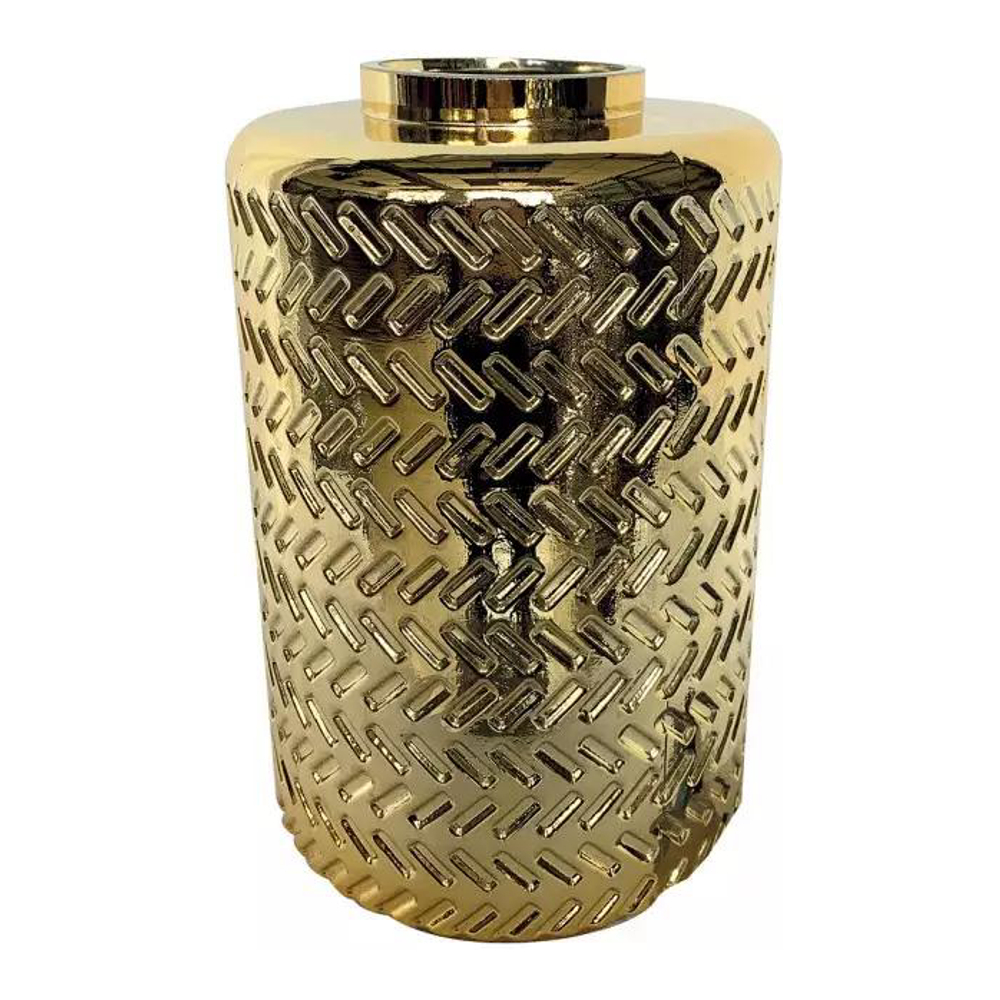 Golden Vase 16X25Cm