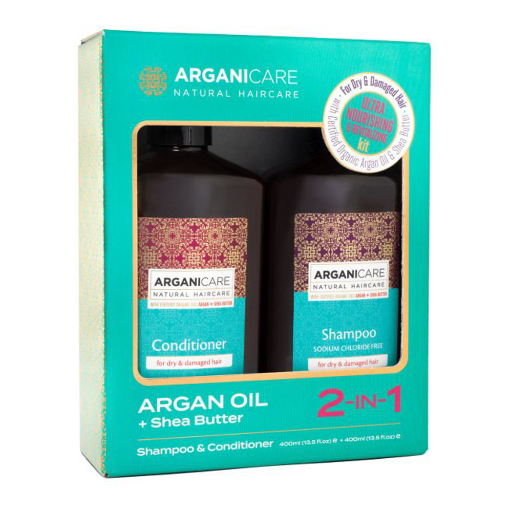 'Argan' Shampoo & Conditioner - 400 ml, 2 Pieces