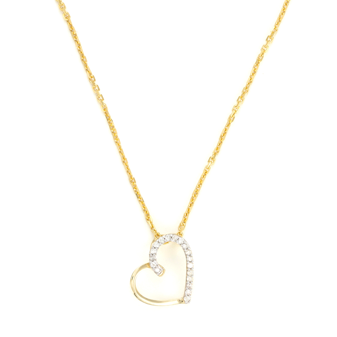 Women's 'Coeur Précieux' Pendant with chain