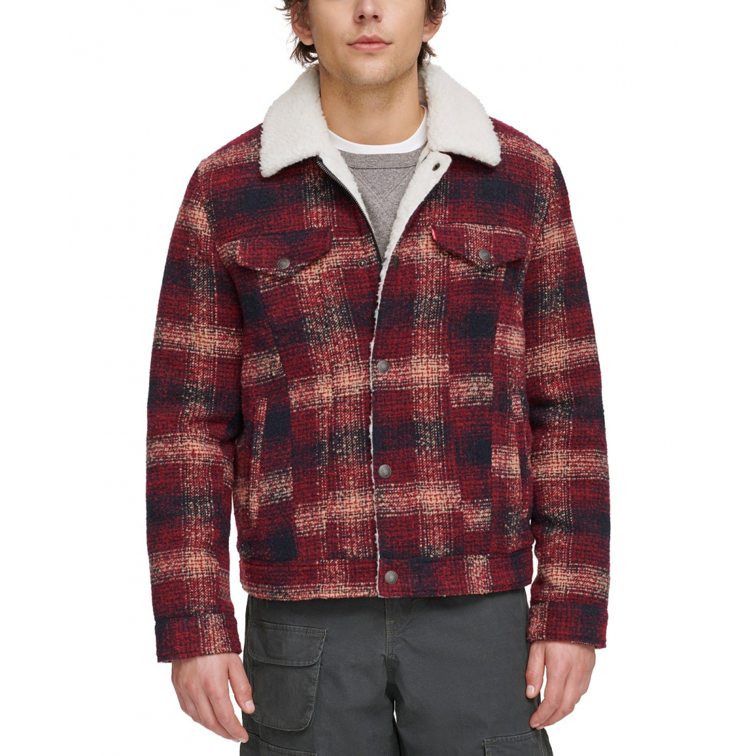 Veste 'Plaid' pour Hommes
