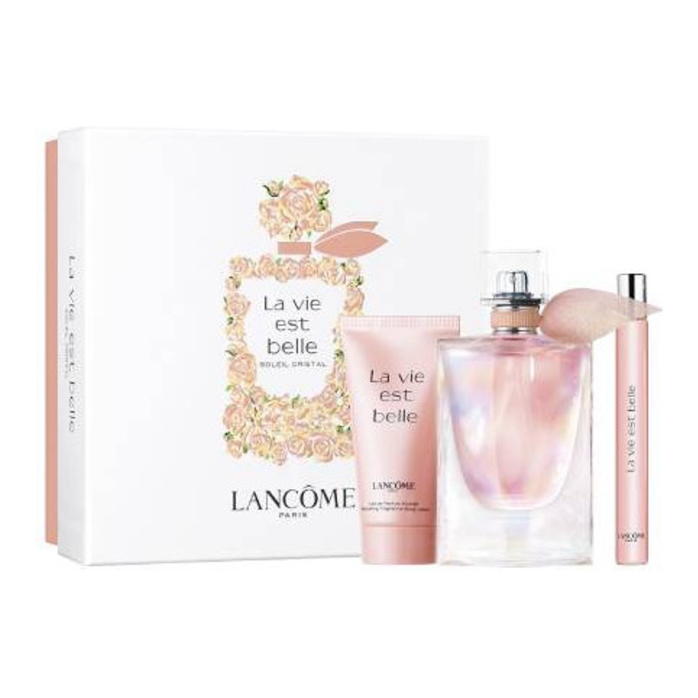 Coffret de parfum 'La Vie est Belle Soleil Cristal' - 3 Pièces