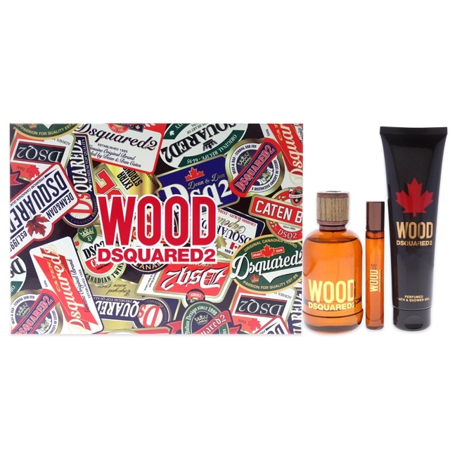 'Wood' Perfume Set - 3 Pieces