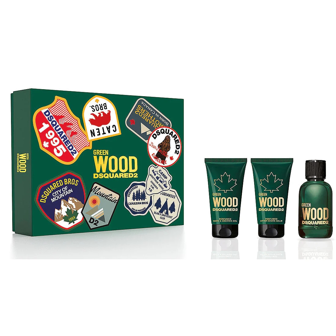 'Green Wood' Perfume Set - 3 Pieces