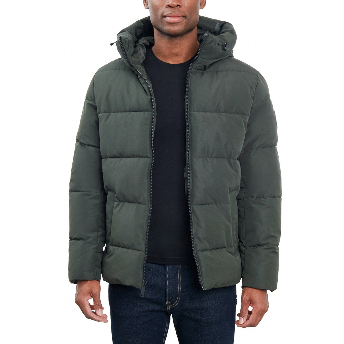 Veste matelassée 'Quilted Hooded' pour Hommes