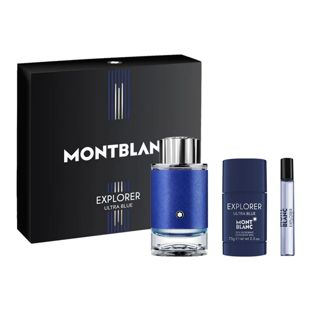 'Explorer Ultra Blue' Perfume Set - 3 Pieces