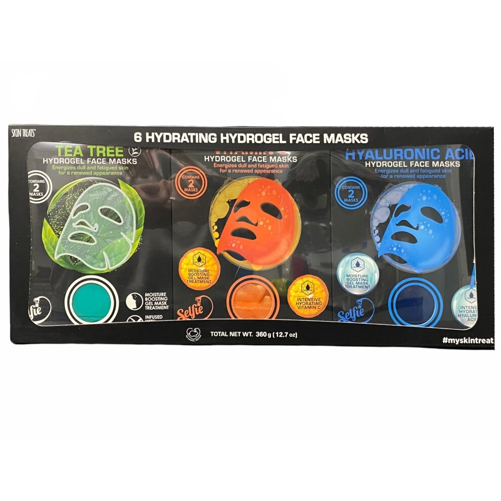 'Hydrating Hydrogel' Masks Set - 60 g, 6 Pieces