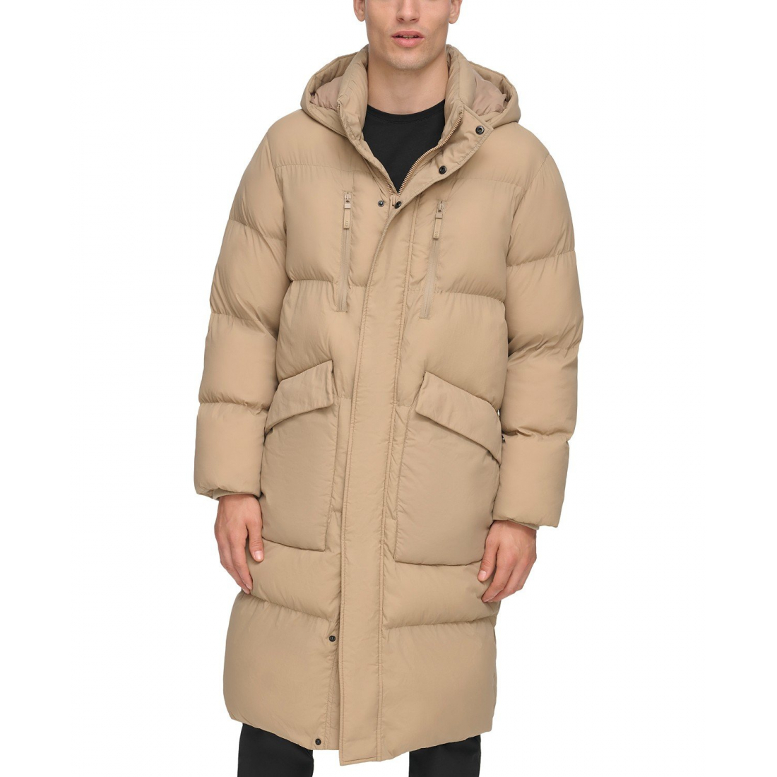 Men's 'Quilted Hooded Duffle' Parka