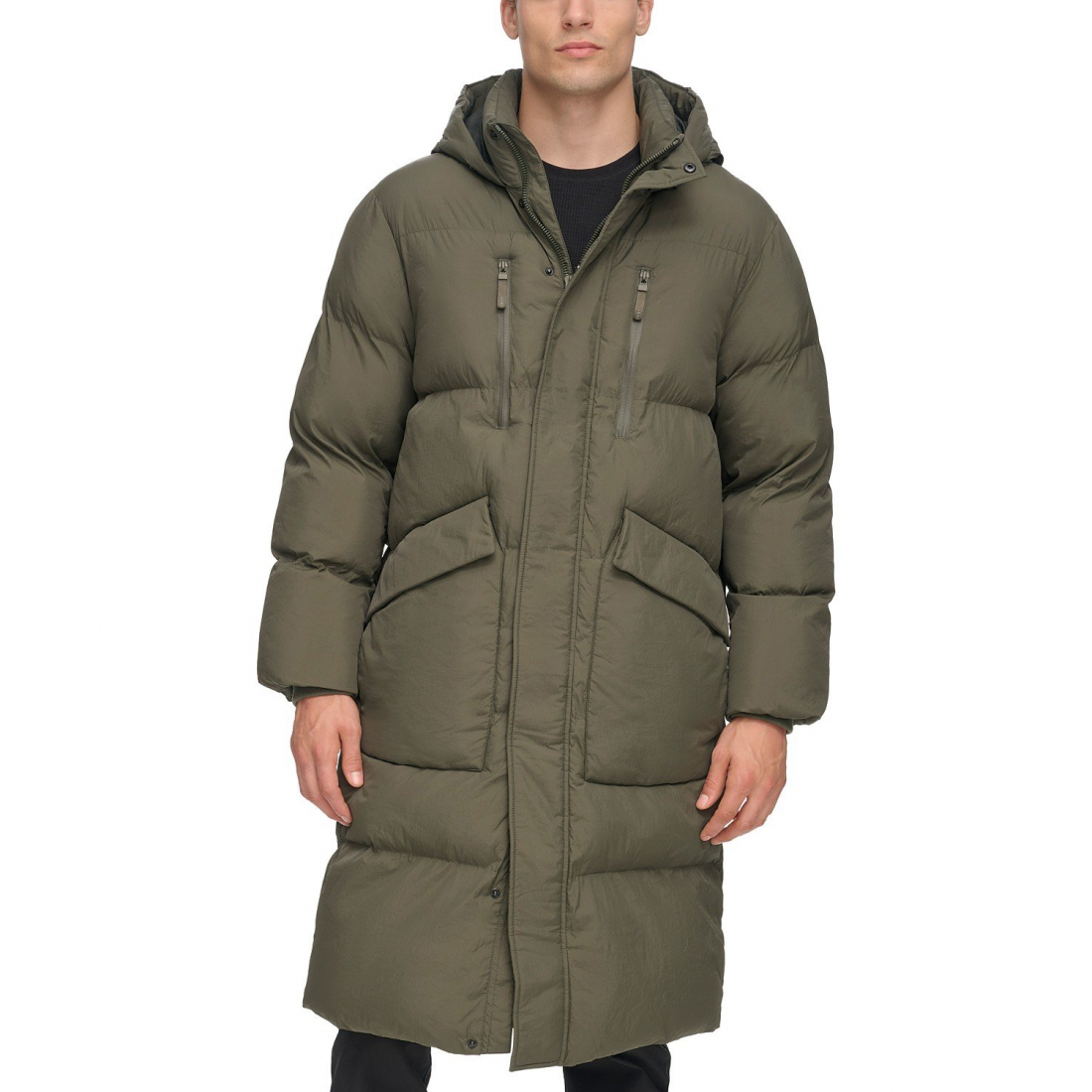 Men's 'Quilted Hooded Duffle' Parka