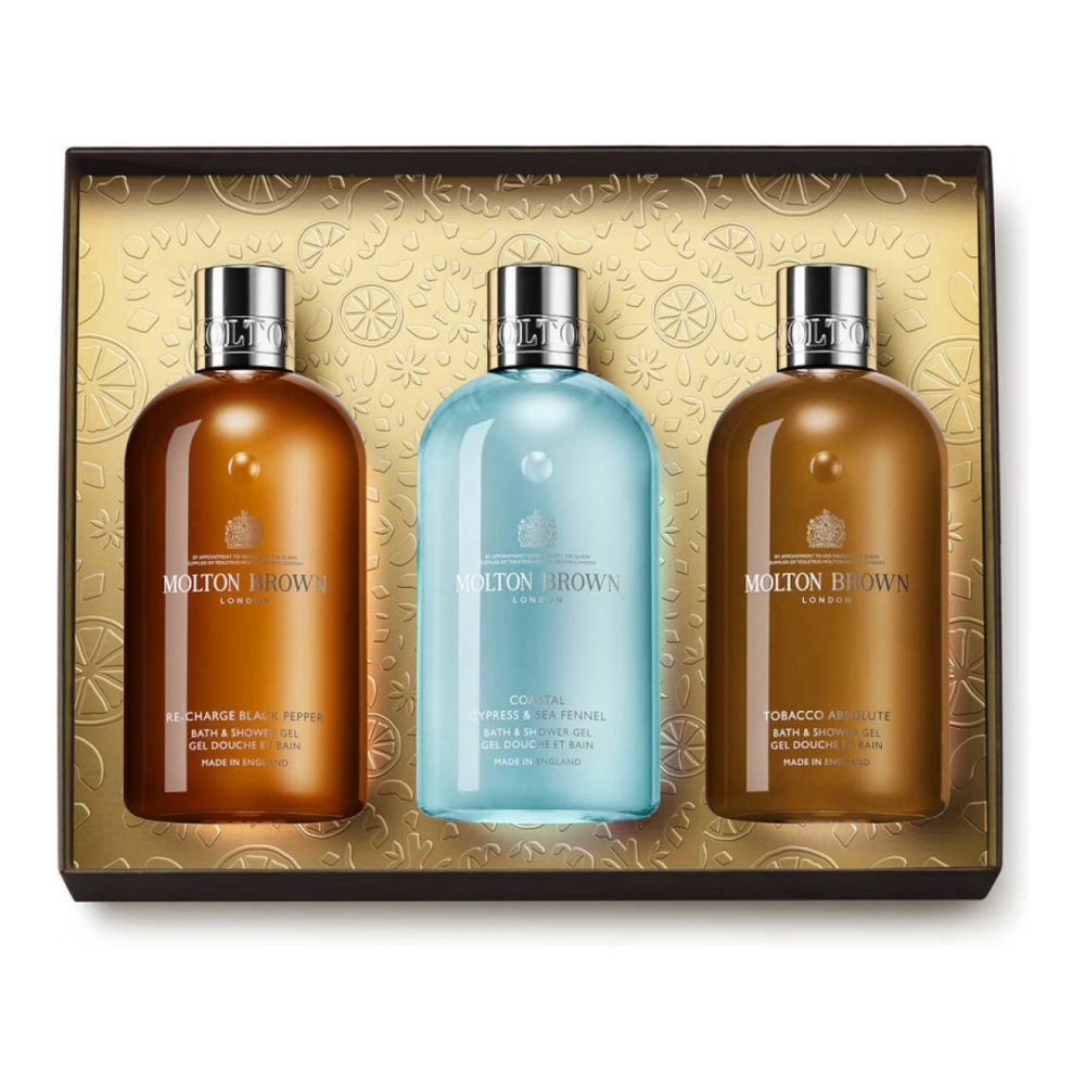 'Woody & Aromatic' Bath & Shower Gel - 3 Pieces