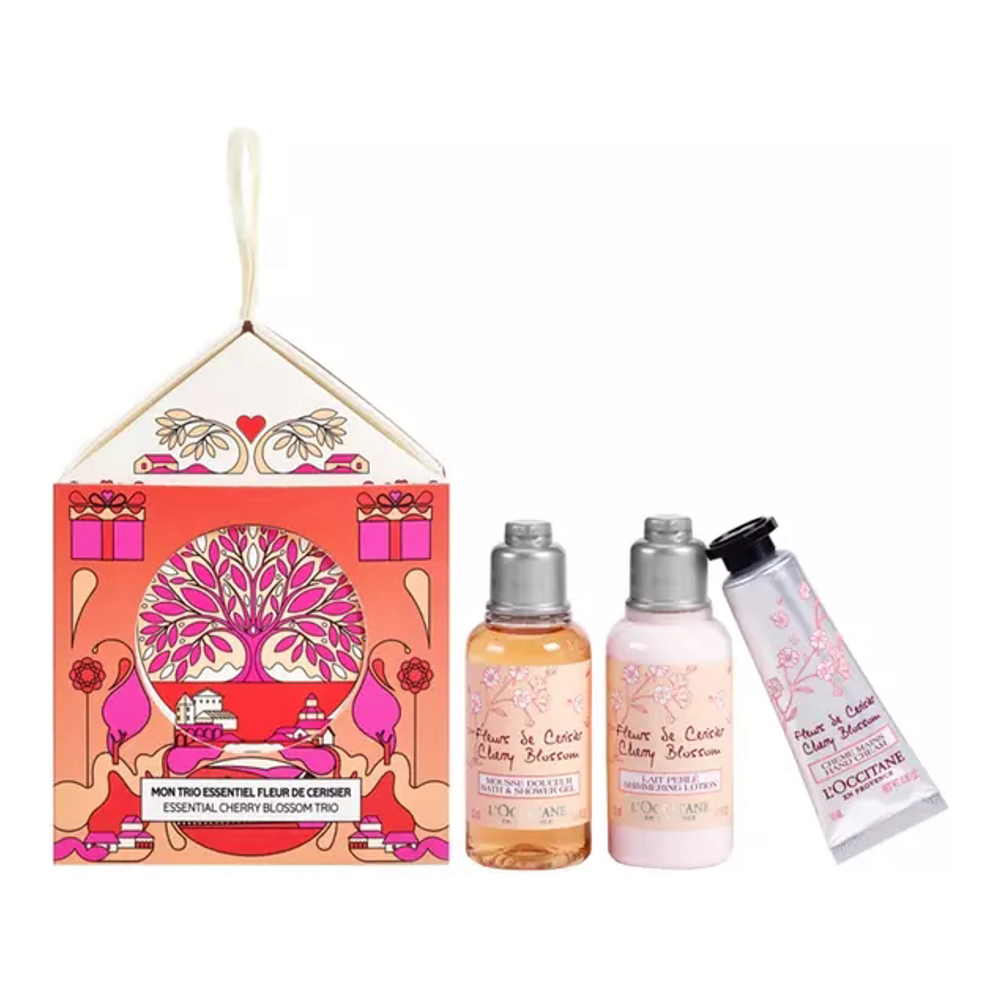 'Fleurs De Cerisier Trio' Body Care Set - 3 Pieces