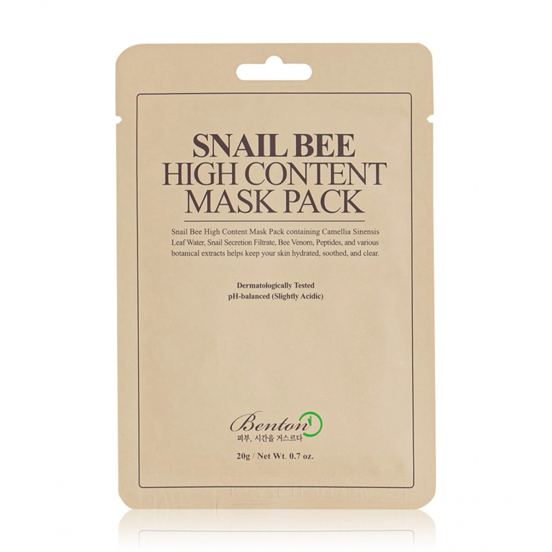 Masque visage 'Snail Bee High Content' - 20 ml