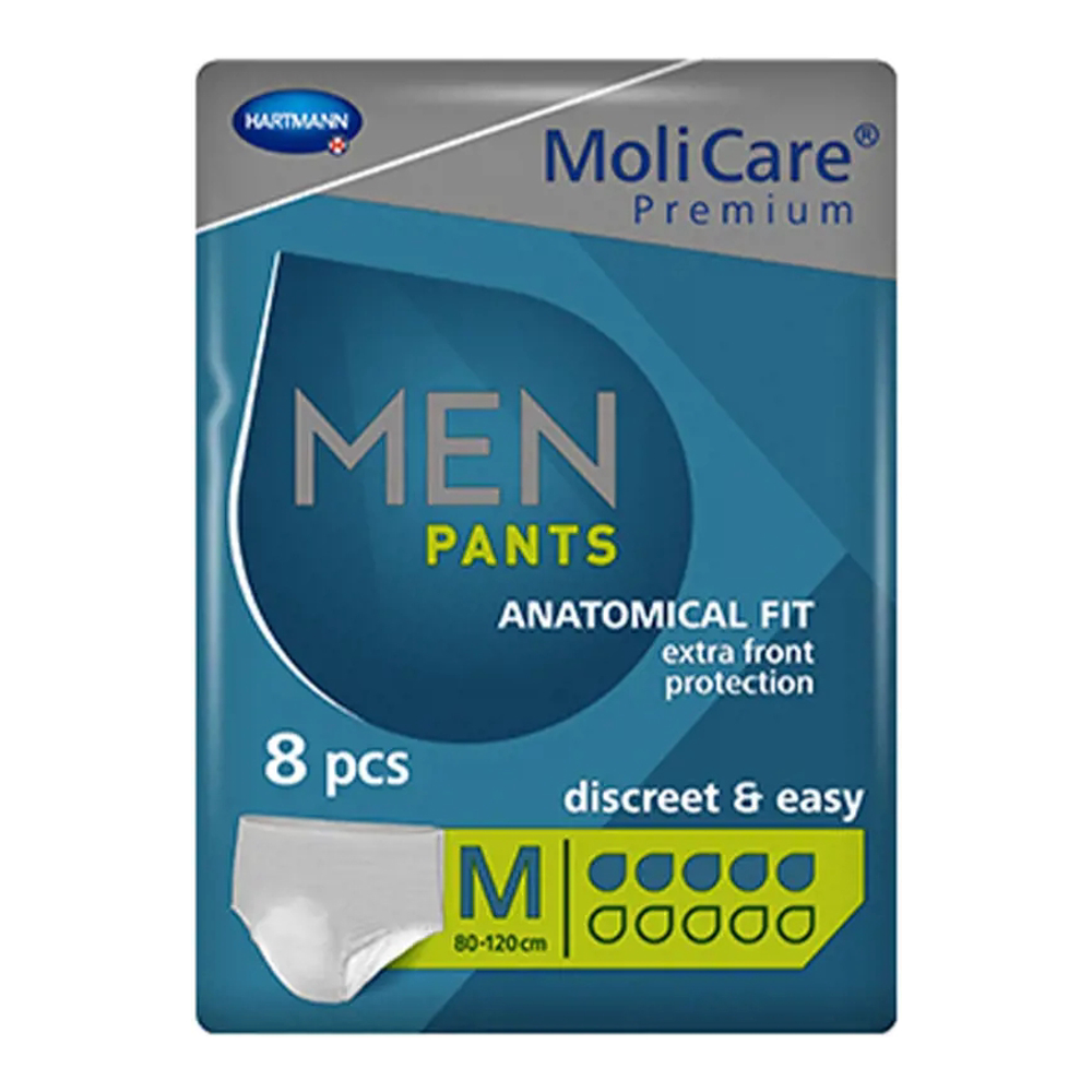 Pantalons pour l'Incontinence 'Molicare for Men' - 8 Pièces