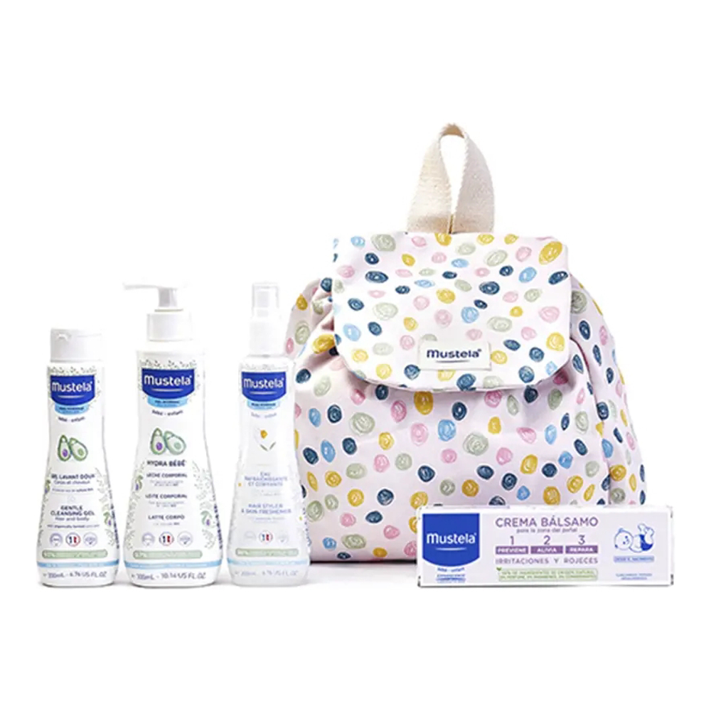 'Little Moments Polka Dot' Baby Care Set - 5 Pieces