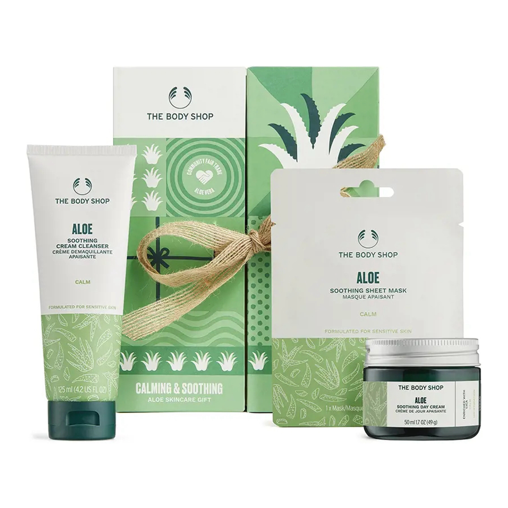 Coffret de soins de la peau 'Aloe' - 3 Pièces