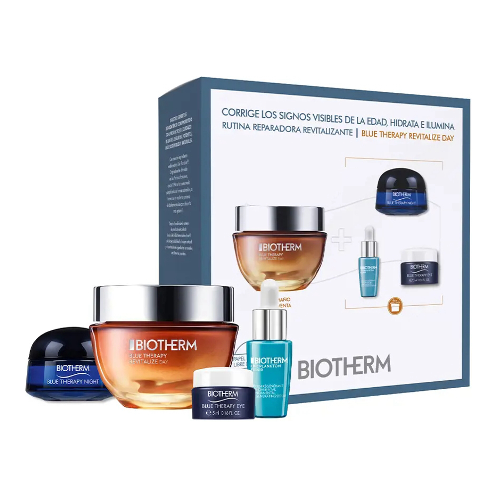 'Blue Therapy Amber Algae' Coffret de soins de la peau - 4 Pièces