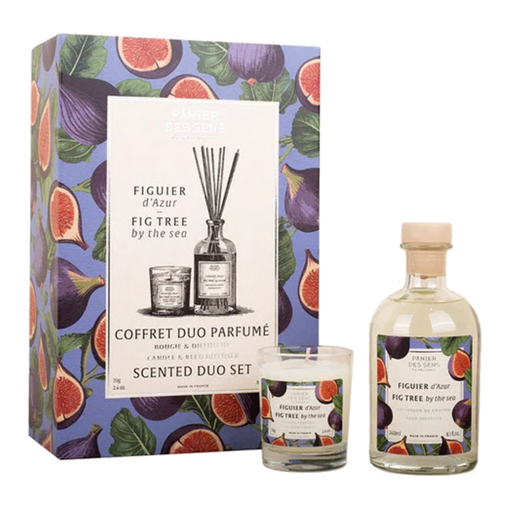 'Figuier D'Azur' Kerzenset - 2 Stücke